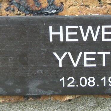 HEWETT Yvette -1995