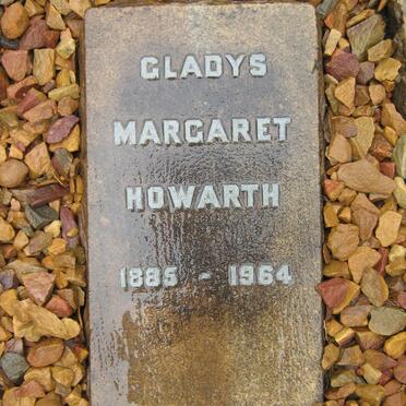 HOWARTH Gladys Margaret 1885-1964