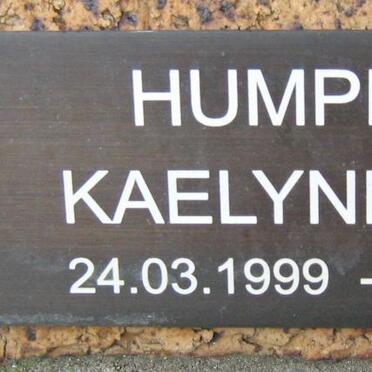 HUMPHRISS Kaelynn Rose 1999-2000