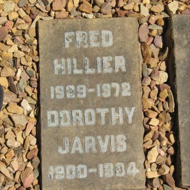 JARVIS Dorothy 1900-1984 :: HILLIER Fred 1929-1972