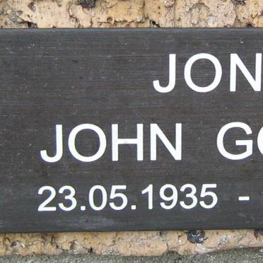 JONES John Gordon 1935-2008