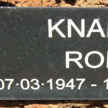 KNAPP Rod 1947-2003