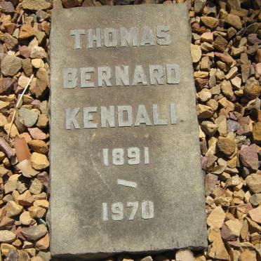 KENDALL Thomas Bernard 1891-1970