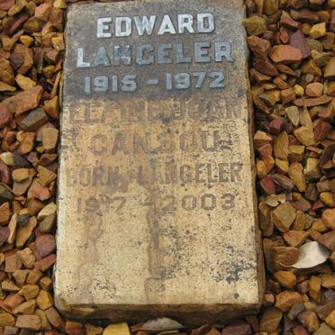 LANGELER Edward 1915-1972 :: CANSOU Elaine Joan nee LANGELER 1917-2003
