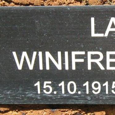 LAKE Winifred Irene 1915-2005