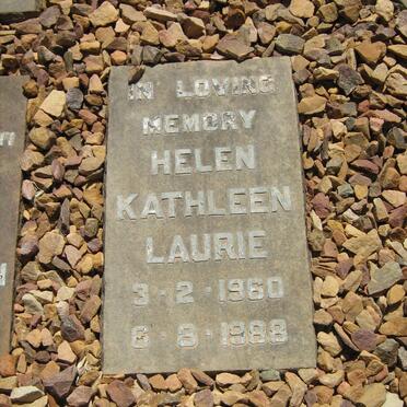 LAURIE Helen Kathleen 1960-1988