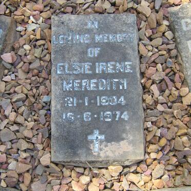 MEREDITH Elsie Irene 1904-1974