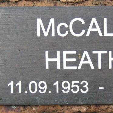 McCALLUM Heather 1953-2007