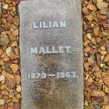 MALLET Lilian 1870-1963