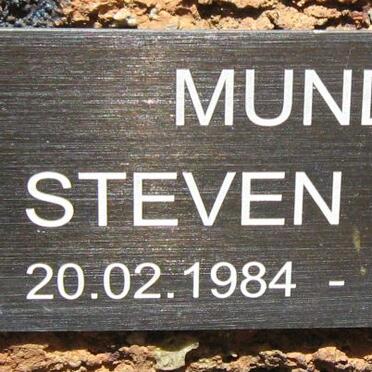 MUNDAY Steven James 1984-2008