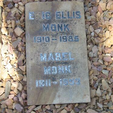 MONK Eric Ellis 1910-1985 &amp; Mabel 1911-1993