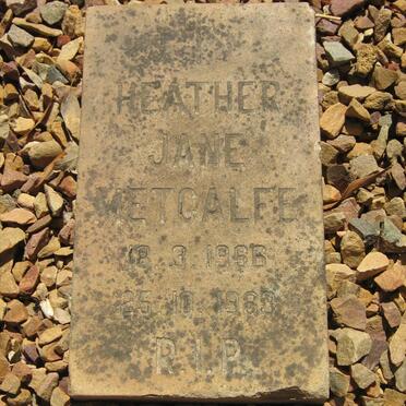 METCALFE Heather Jane 1966-1983