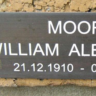 MOORE William Alexander 1910-1991