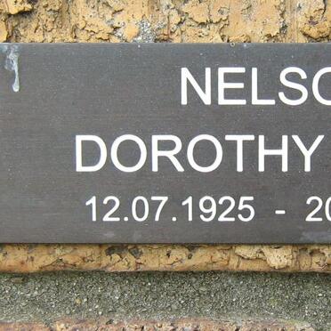 NELSON Dorothy Anne 1925-2007