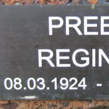 PREECE Reginald 1924-1999