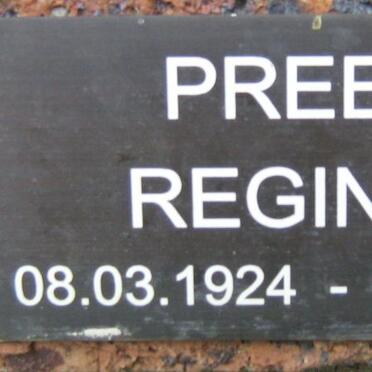 PREECE Reginald 1924-1999