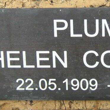 PLUMBLY Helen Constance 1909-1996
