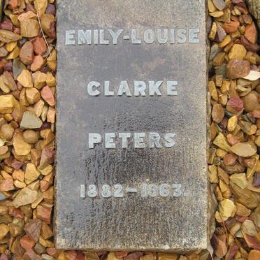 PETERS Emily-Louise Clarke 1882-1963