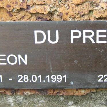PREEZ Leon, du 1931-1991 &amp; Stella 1931-1991