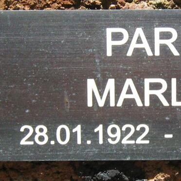 PARRY Marlies 1922-2005