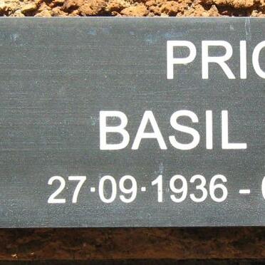PRICE Basil Neil 1936-2002