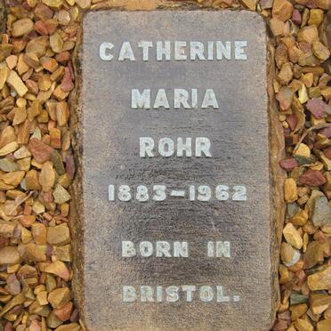 ROHR Catherine Maria 1883-1962