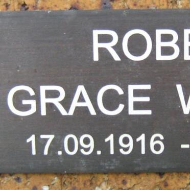ROBBINS Grace Whitney 1916-2000