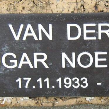 ROSS Edgar Noel Andrew, van der 1933-1998