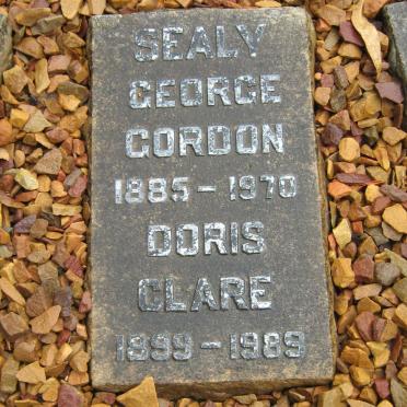 SEALY George Gordon 1885-1970 &amp; Doris Clare 1899-1989