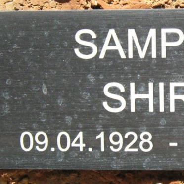 SAMPSON Shirly 1928-1989