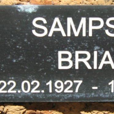 SAMPSON Brian 1927-2001