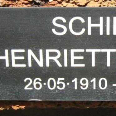 SCHIPPER Henriette Helene 1910-1998