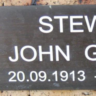 STEWART John Graham 1913-2000