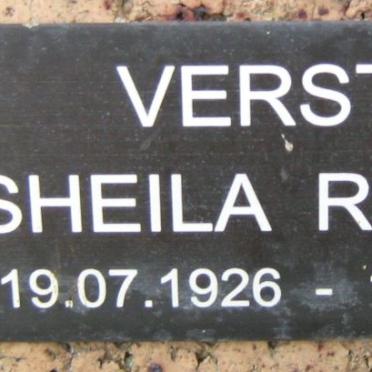 VERSTER Sheila Rintoul 1926-1996
