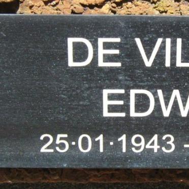 VILLIERS Edward, de 1943-2002