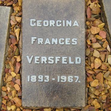VERSFELD Georgina Frances 1893-1967