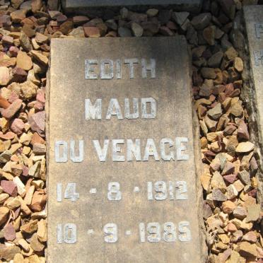 VENAGE Edith Maud, du 1912-1985