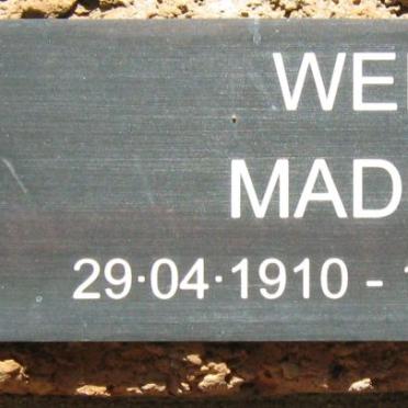 WEIS Madge 1910-2002