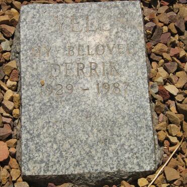 YELL Derrik 1929-1987