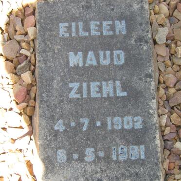 ZIEHL Eileen Maud 1902-1981