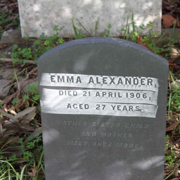 ALEXANDER Emma  -1906