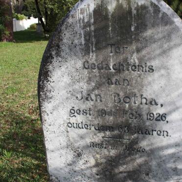 BOTHA Jan  -1926