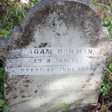 BOWMAN Adam 1824-1909