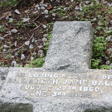 BALL Elizabeth Jane 1860-1942