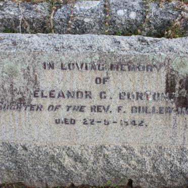BURTON Eleanor G. -1942