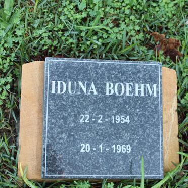 BOEHM Iduna 1954-1969