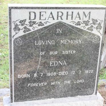 DEARHAM Edna 1908-1972