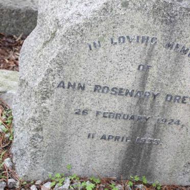DREYER Ann Rosemary 1924-1933