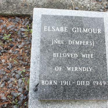 GILMOUR Elsabe nee DEMPERS 1911-1949