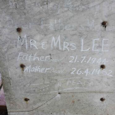 LEE Mr -1944 &amp; Mrs -1962
